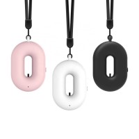 2020 New Personal Air Purifier Necklace Logo Ionizer USB Portable uv Donut Air Purifier Necklace