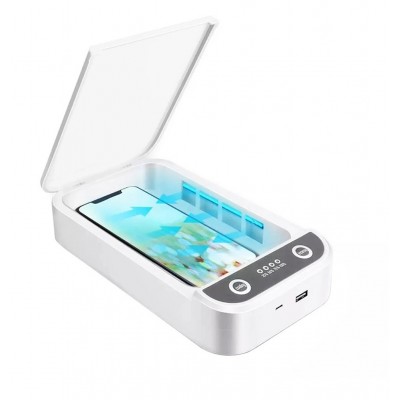 Portable 2 in 1 Ultraviolet Pocket Cellphone Disinfection Muti Funtion Uv Sterilizer Wireless Charger