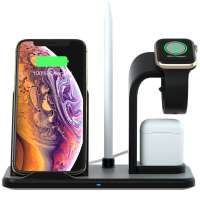 N351 3-in-1 Wireless Charger Detachable Fast Wireless Charging Bracket Phone Watch Earphone