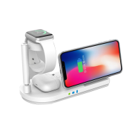 NEWQI 3-in-1 Wireless Charging Station Wireless Charger for 3 devices