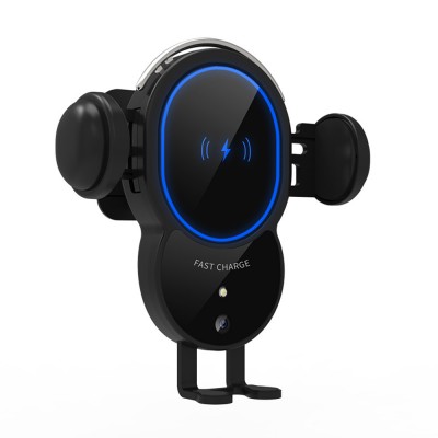 2019 Best Automatic Clamping Wireless Quick Car Charger for iPhone XR /iPhone 11 Mount with Smart Sensor Android Smartphone